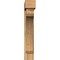 Ekena Millwork Legacy Block Rough Sawn Bracket w/ Offset Brace, Western Red Cedar, 8"W x 36"D x 48"H BKT0806X36X48LEC05RWR - alternate 3